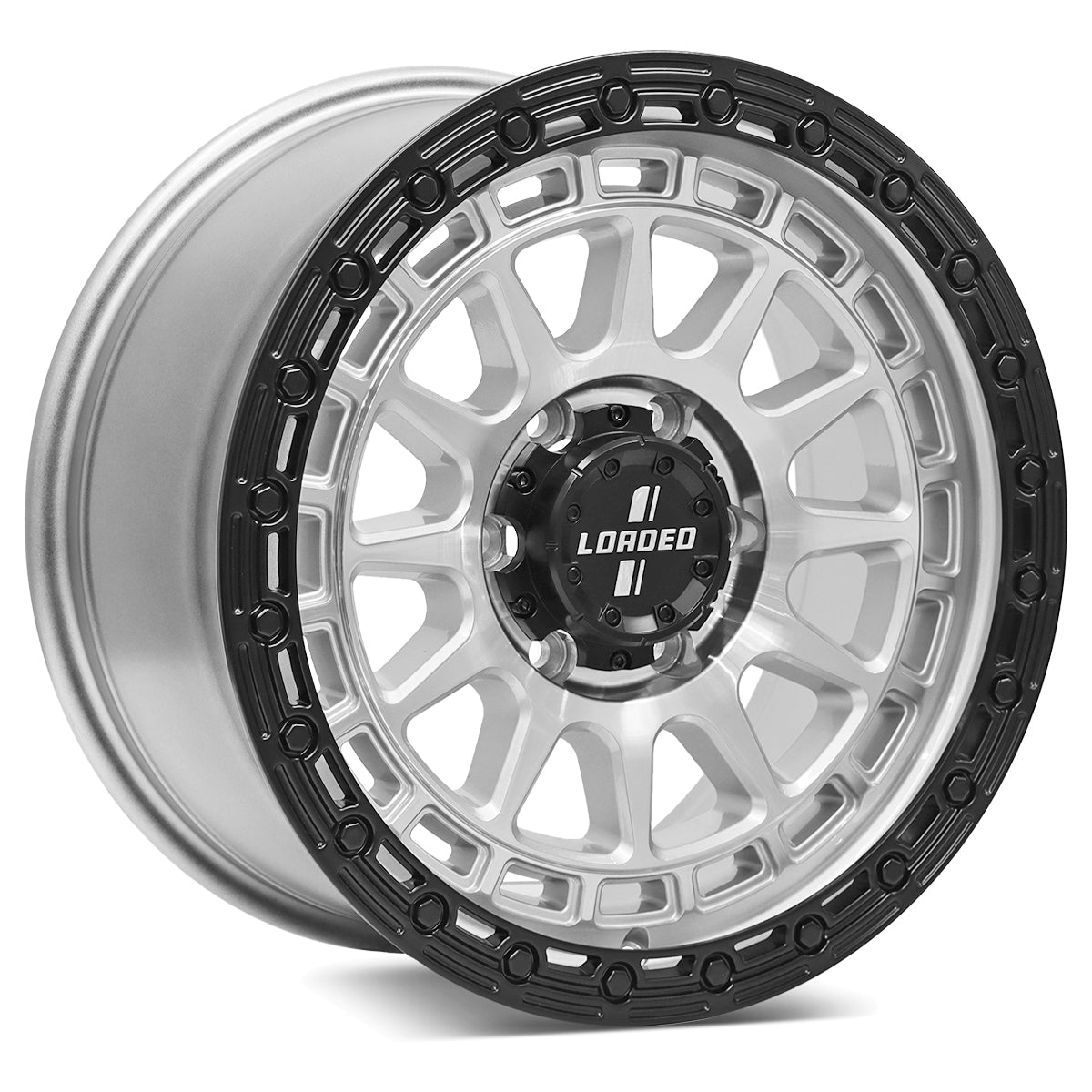 LOADED CANNING SILVER MACHINED BLACK LIP