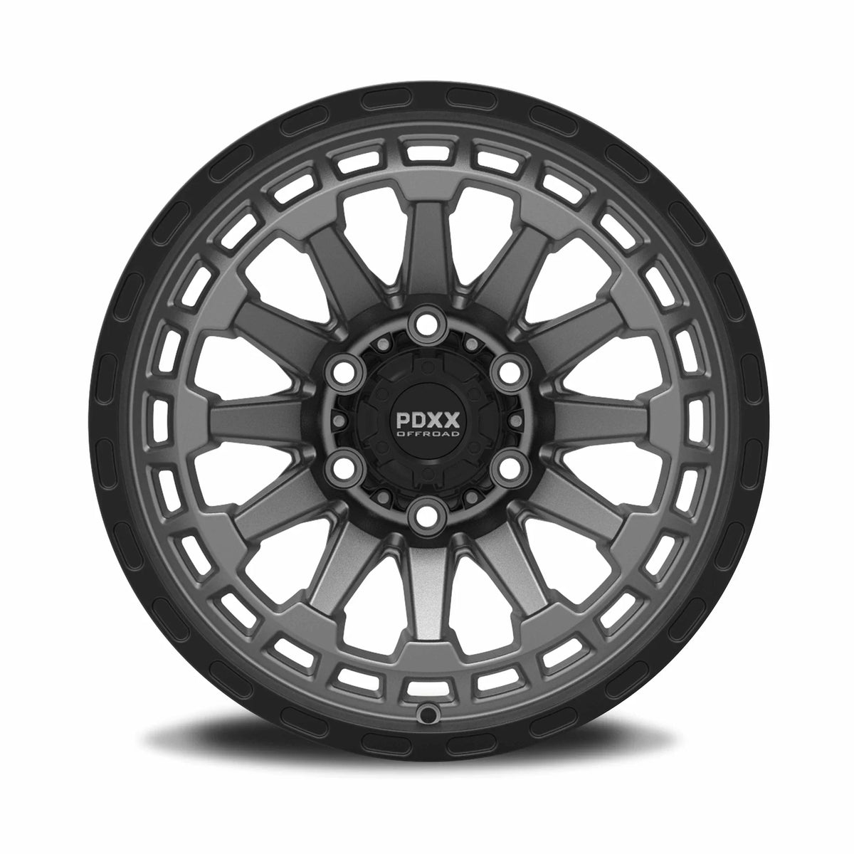 PDXX OFFROAD l BEAST SATIN GUNMETAL W/ BLACK RING