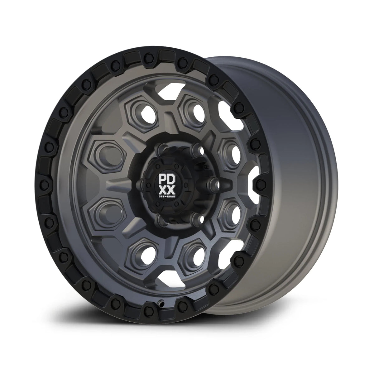 PDX OFFROAD l CONQUEST GUNMETAL W/ BLACK RING