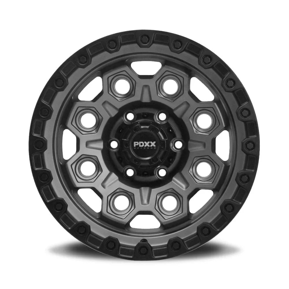 PDX OFFROAD l CONQUEST GUNMETAL W/ BLACK RING