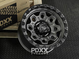 PDX OFFROAD l CONQUEST GUNMETAL W/ BLACK RING