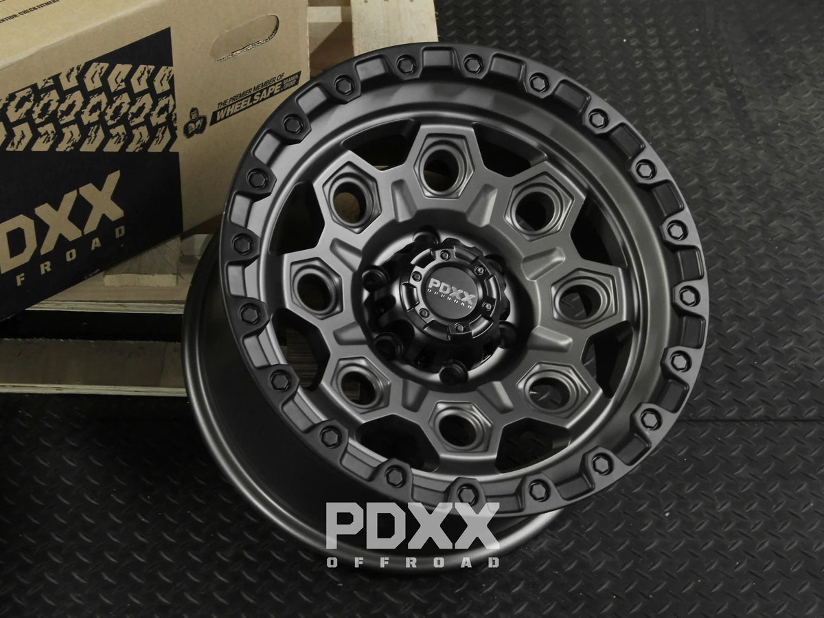 PDX OFFROAD l CONQUEST GUNMETAL W/ BLACK RING