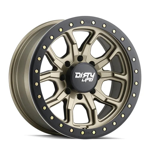 DIRTY LIFE 9303 DT-1 - SIMULATED BEADLOCK RING SATIN GOLD