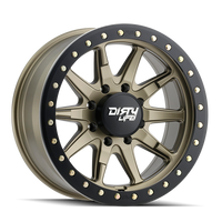 DIRTY LIFE 9304 DT-2 - SIMULATED BEADLOCK RING SATIN GOLD