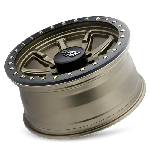 DIRTY LIFE 9304 DT-2 - SIMULATED BEADLOCK RING SATIN GOLD