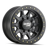 DIRTY LIFE DUAL TEK 9304 DT-2 - SIMULATED BEADLOCK RING MATTE BLACK