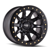 DIRTY LIFE DUAL TEK 9304 DT-2 - SIMULATED BEADLOCK RING MATTE BLACK