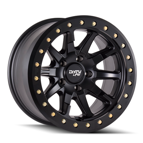 DIRTY LIFE DUAL TEK 9304 DT-2 - SIMULATED BEADLOCK RING MATTE BLACK