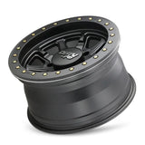 DIRTY LIFE DUAL TEK 9304 DT-2 - SIMULATED BEADLOCK RING MATTE BLACK