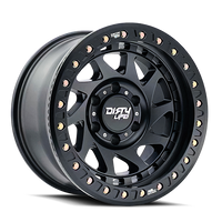 DIRTY LIFE MATTE BLACK ENIGMA 9313 - RACE BEADLOCK