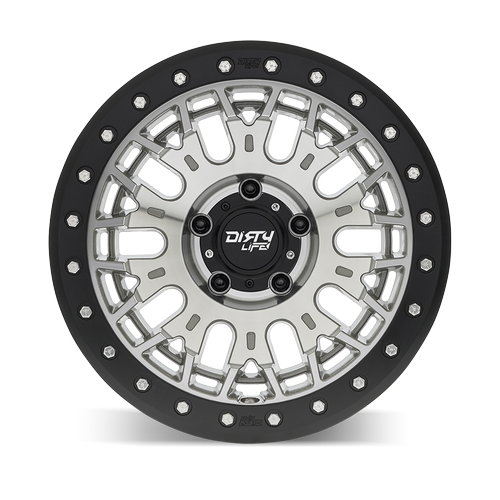 DIRTY LIFE DUAL TEK 9317 DT-3 - SIMULATED BEADLOCK RING MACHINED
