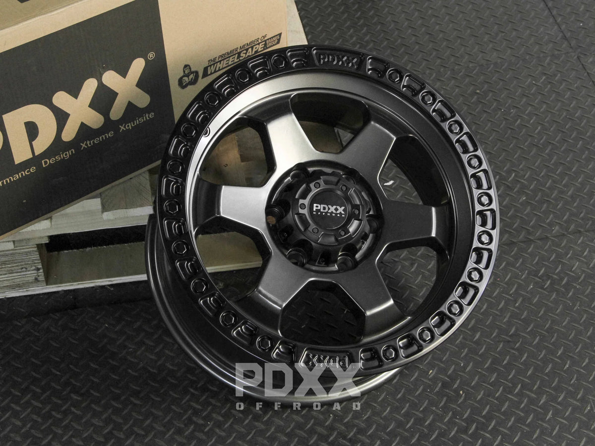 PDXX OFFROAD l DOMINATOR GUNMETAL W/BLACK RING