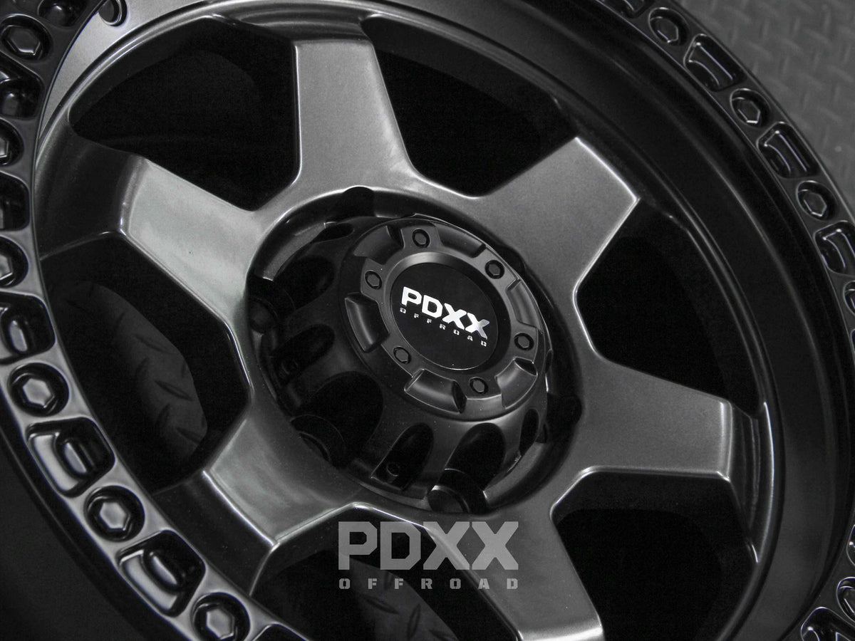 PDXX OFFROAD l DOMINATOR GUNMETAL W/BLACK RING