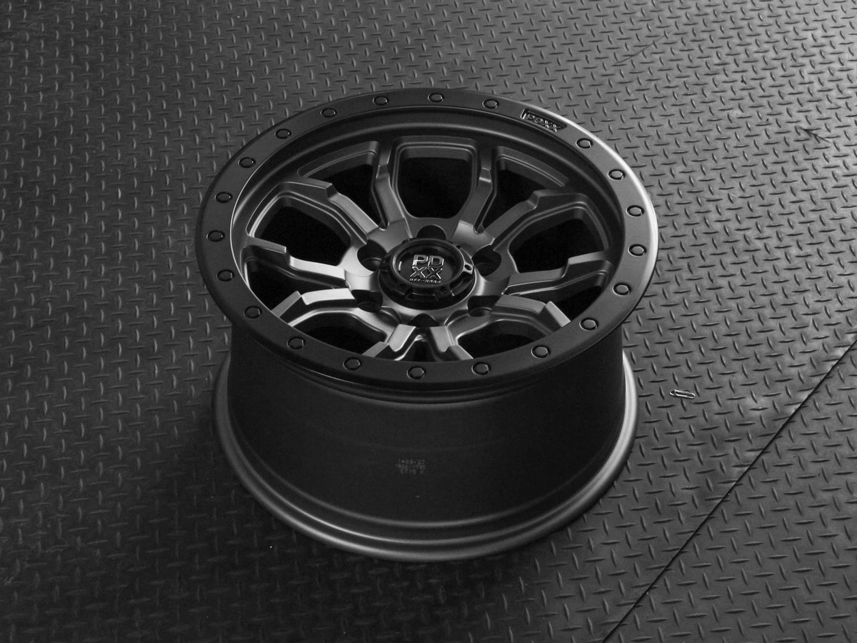 PDXX OFFROAD l FURY SATIN GUNMETAL W/BLACK RING
