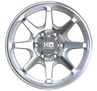 KING WHEELS GRAPPLER MACHINED SILVER