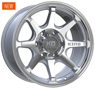 KING WHEELS GRAPPLER MACHINED SILVER