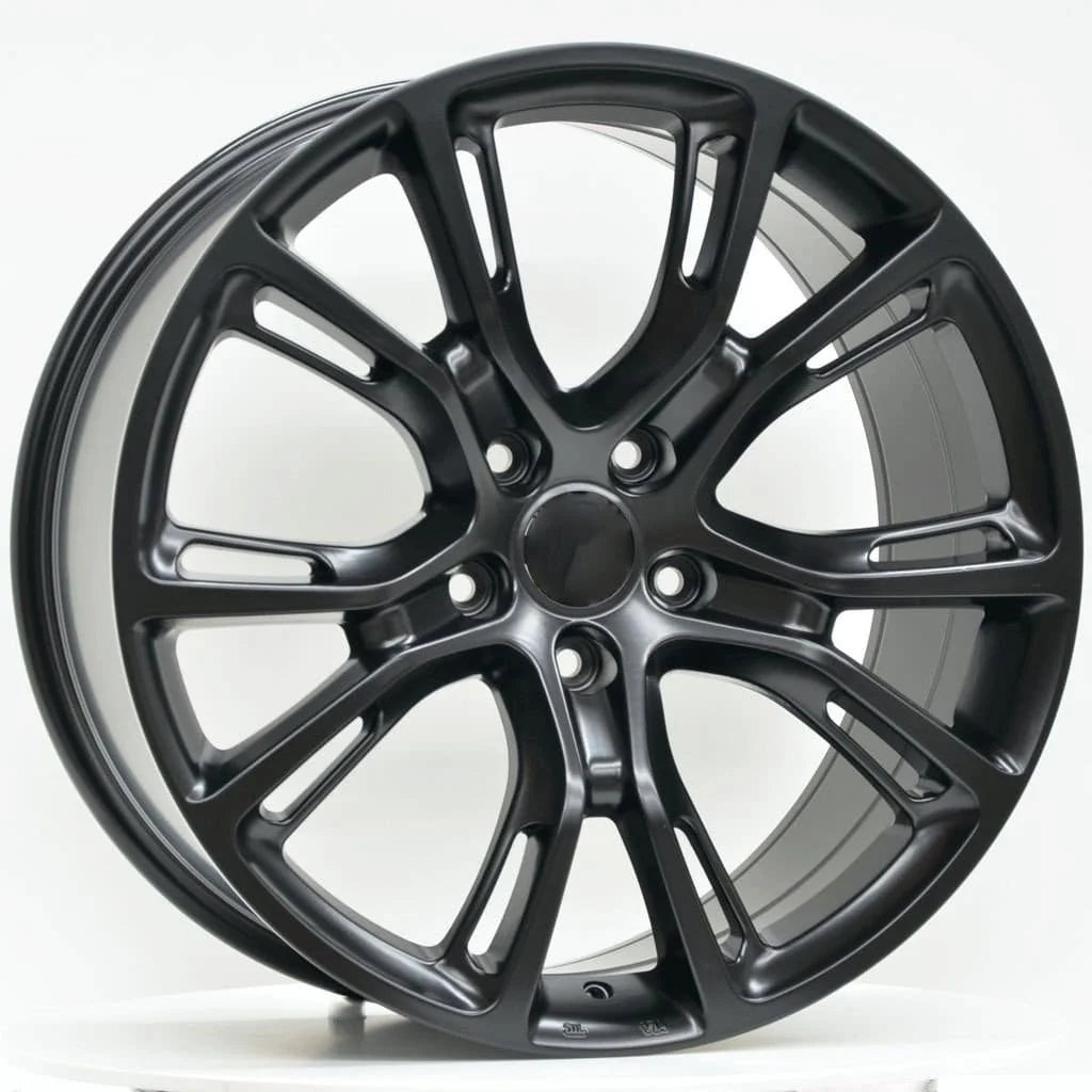 JEEP GRAND CHEROKEE SRT8 WK2 SPIDER MONKEY 20" REPLICA WHEEL l SATIN BLACK
