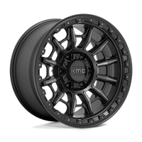 KMC CARNAGE SATIN BLACK W/ GRAY TINT