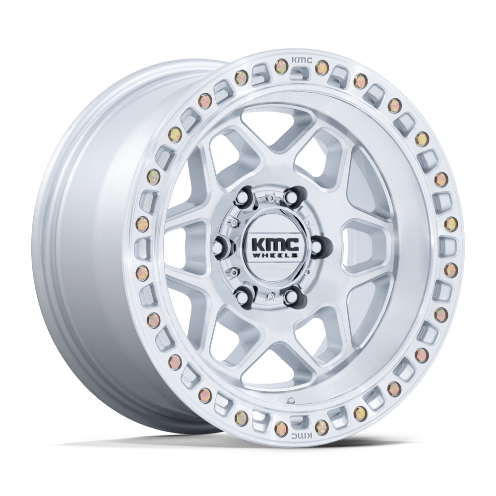 KMC TORX GLOSS SILVER W/ MACHINED FACE