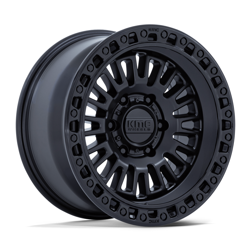KMC AZTEC MATTE BLACK W/ GLOSS BLACK LIP