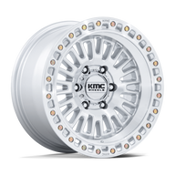 KMC AZTEC GLOSS SILVER W/ MACHINED FACE